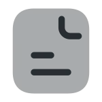 Document Text 1 SVG Icon